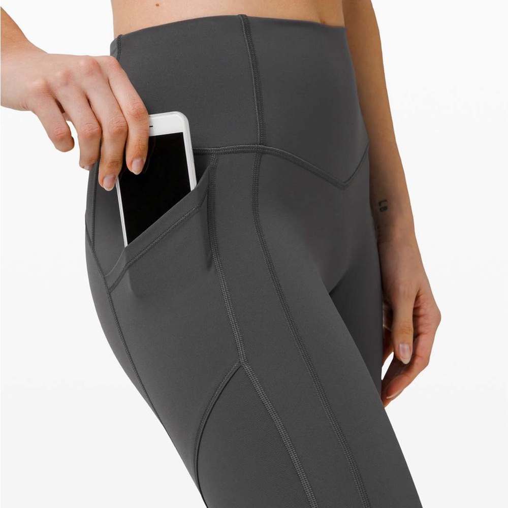Lululemon Athletica All The Right Places II crop 23” Leggings in Graphite Grey - Picture 4 of 7